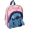 mybagstory - Zaino Stitch rosa orecchio morbido - Bambino - Scuola