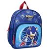Mybagstory - Zaino Sonic Blu per Scuola Primaria - Bambino - Presepe, Taglia Unica