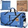 Bago Borsone da viaggio da 40 L, 60 L, 80 L, 100 L, 120 L, 140 L, borsone da viaggio, resistente, leggero, impermeabile, pieghevole, con scomparto per scarpe, borsa da notte pieghevole per uomini e
