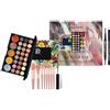 Joyeee Trousse di Trucchi, Set Trucchi Donna Completo, Regalo per Donne Make Up Kit, Include Set di Pennelli per Occhi, Palette di Ombretti, Matita per Sopracciglia, Mascara, SET002C