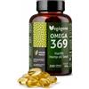 VEGÁGENO Vegageno OMEGA 3 6 9 Vegan. OMEGA 3 vegan ad alta concentrazione. 200 capsule. Con vitamina E naturale. Non OGM, senza glutine. Senza pesce. Solo verdura. Adatto a vegani.