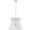 EGLO LOCUBIN - Lampadario a sospensione, 460 mm, E27, colore: Bianco