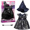 BABY born Vestito da strega con cappello e scopa per bambole da 43 cm