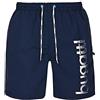 bugatti® - Costume da bagno da uomo, colori blu, verde, blu navy, rosso, nero o turchese, Blu mare, XXXXXXL