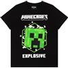 MINECRAFT Maglietta da ragazzo con motivo Creeper, mix di colori 2, diverse taglie, verde, 116 cm
