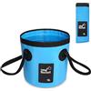 Huamirra Secchio Pieghevole, Contenitore Portatile per Acqua, Secchio Pieghevole Multifunzionale, Contenitore dell'Acqua per la Pesca-Campeggio-Giardinaggio, 12 L, Blu