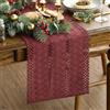 Artoid Mode Macramè Runner da Tavola Rosso 30x243 cm, Decorazione da Tavolo da Cucina Vacanze Feste Compleanno Matrimoni