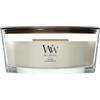 WoodWick Ellipse Candela Profumata | Fireside | con Stoppino Scoppiettante | Durata della Combustione: Fino a 50 Ore