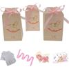 Ingrosso e Risparmio Bomboniere Nascita Bimba Set 10 Scatolina Bustina Cavalluccio Rosa Dondolo Bigliettini Personalizzabili Bustine Confetti Rosa Cioccolato Portaconfetti Battesimo Femminuccia