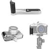 JJC Maniglia in metallo per fotocamera Nikon Z FC, Arca Swiss tipo piastra a sgancio rapido - Supporto a L antiscivolo per una presa migliorata - Sostituisce Nikon Z fc-GR1 manico argento