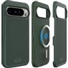 TUDIA MergeGrip Cover Progettato per Google Pixel 9 Pro XL (2024), [compatibile con MagSafe] sottile a doppio strato con bordo rialzato antiscivolo custodia per telefono (Verde Pino)