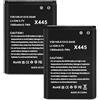 FLSTOR Batteria di ricambio per Siemens Gigaset SL78H/SL780/SL785/SL788/SL400/SL400A/SL400H, 3,7 V 1000 mAh, compatibile con Telekom A806 X656 e V30145-K1310K-X444 V30145-K145-K145-K1 310-X. 445