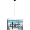 Putilsen Mount Supporto da soffitto per TV Putilsen per TV da 50-100 pollici piatte e curve fino a 80 kg, staffa TV a rotazione completa 360° con altezza regolabile, inclinazione e rotazione, VESA max 800x600mm