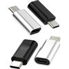 Kefiany Adattatore da Lightning a USB C maschio (4 pezzi) compatibile per Samsung Huawei Xiaomi Google Pixel Ipad Pro iPhone Charger Cavo Jack to Type C Spina Caricabatteria Accessori Alimentatore di rete tpc