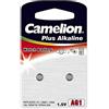 Camelion AG 1 LR 621 - Batteria a Bottone, Confezione da 2