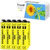 Yowell 5x Compatibili 604XL Cartucce Gialle Compatibili con Epson 604XL Giallo per Expression Home XP-3200 XP-3205 XP-4200 XP-4205 XP-2200 XP-2205, Workforce WF-2910