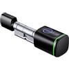 NEWFUN Serratura Smart Porta Blindata,Serratura Wifi,Con chiave, scheda chiave, APP Bluetooth per la serratura della porta, impermeabile, serratura a impronta digitale per porte da 35-45 mm