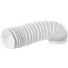LIRAST Ø 100mm / 1m Tubo Flessibile di Scarico in PVC - Per Impianti Di Climatizzazione, Asciugatrici E Cappe Aspiranti