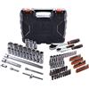 MACHOMAN CM119 Set di chiavi a bussola professionale da 119 pezzi 1/2 e 1/4 Kit di attrezzi per barra di prolunga con impugnatura a cricchetto