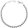 Remo Gammella Bracciale Uomo Donna Sfere Argento 925, Bracciale Pallini Argento Sterling Silver da 2 a 8 mm Bracciale Palline Misura Regolabile 17-21.5 cm (4)