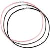 Bling Jewelry Set Di Tre Morbidi Sottili Cordini Di Seta Nera Marrone Rosa Da 16 Pollici Per Collane A Strati Con Ciondolo Per Donne Uomini Adolescenti Chiusura A Moschettone In Argento Sterling .925