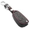Happyit Caso di Copertura di Chiave di Auto in Pelle per Audi Sline A3 A5 Q3 Q5 A6 C5 C6 A4 B6 B7 B8 TT 80 S6 3 Pulsanti Chiavi Intelligenti Accessori Portachiavi
