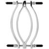 nanronron Metallo Labia Spreader Clitoride femminile Clamp SM Vagina Spreader regolabile G Point Labia BDSM Masturbazione Giocattolo sessuale per coppie Fetish Donna Schiavo