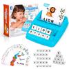 OSDUE Gioco Inglese Ortografía, 32 Schede Didattiche, Addizione e Sottrazione in Matematica, Flash Card per la Lettura dell'alfabeto, Educativo per l'apprendimento delle Lingue