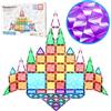 PicassoTiles 80 pezzi mini piastrelle magnetiche da viaggio blocchi di costruzione costruzione costruzione STEM apprendimento in movimento set di giocattoli per vacanze regalo di compleanno aula