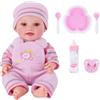 BABESIDE Bambola 30 cm - Bambole Neonato Realistico con Vestiti e 5 Accessori Alimentazione - bambolotto bambina per bambine dai 3+ Anni in su