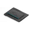 Durable Multibag 13 EFFECT, custodia per tablet e laptop in feltro, 60% di feltro in PET riciclato, borsina per accessori, antracite con cerniera petrolio, 507032