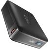 SBS NanoTube PowerBank HD, 20000mAh, 65W Power Delivery (PD 3.1 PPS), AFC, Power Bank con Ricarica Rapida, Alta Densità, Display LCD, USB-C, Caricabatterie Portatile da Viaggio, Design Compatto, Nero