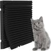 Tuwyii 10 Pezzi Dissuasore Anti-Gatto con Punte Morbide 15x20cm | Tappeto Barriera per Giardino, Balcone e Fioriere | Protezione da Graffi e Intrusione Animali (10, Nero)