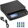 Anesty Bilancia digitale fino a 30 kg/66 lb, bilancia postale con incrementi di 1 g con funzione di conteggio, tara e hold, adattatore DC e 4 batterie AA