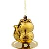 Pylones, Anitea Renard Gold - Infusore per tè in acciaio INOX, 5,5 x 3,7 x 7,7 cm