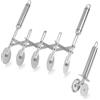Tagliapasta Multiruota Regolabile In Acciaio Inox | 5 Ruote Per Pizza, Pasta E Dolci | Affettatrice Espandibile Da Cucina