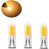 ShuoHui 3 lampadine LED G9, 2 W, G9, luce bianca calda, 3000 K, 230 lm, ricambio 20 W, lampadine alogene 80 Ra, a risparmio energetico 360°, angolo di diffusione AC 220 - 240 V