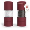 LARS NYSØM Macine Sale e Pepe Set - Macinasale e Macinapepe Manuale Mill | Set di Macine per Sale e Pepe in Acciaio Inossidabile - Macinino in Ceramica Regolabile - Designer Spice Mills - Ricaricabile