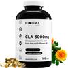 HIVITAL foods CLA Acido Linoleico Coniugato 3000 mg per dose 180 perle a base di Olio Vegetale