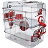 Zolux Rody3 Duo Gabbia Trasparente Per Criceti E Piccoli Roditori 41x27x40,5cm