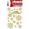 HERMA 19 adesivi natalizi, stelle + coda (19 adesivi, laminati, glitterati), etichette autoadesive per decorazioni natalizie, etichette adesive permanenti per Natale, regali, artigianato, calendario