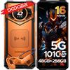 DOOGEE S200 Edizione VIP - Versione Globale, telefono robusto 5G Android 16, display posteriore AMOLED da 1.32", 48GB di RAM + 256GB di memoria, batteria da 10100mAh, NFC