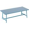 Fatboy - Tavolo rettangolare Fred's - Blu - Alluminio