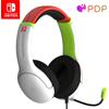 PDP AIRLITE Wired Headset Radiant Racers Nintendo Switch, Cablata, Bianco e verde