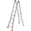 MARCHETTI SCALA TELESCOPICA ALLUMINIO 8+8 GRADINI Squadra PiU' 21533