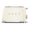 SMEG 50' STYLE TOSTAPANE 2 FETTE PANNA TSF01CREU