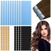 DKDDSSS 240PCS Nastro Adesivo Per Extension Capelli, Nastro Biadesivo per Extension di Capelli, per la Sostituzione della Trama dei Capelli, 4 x 0,8 cm