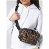 BagBase Marsupio a tracolla personalizzabile BagBase Leopard Print Cross Body Bag 2 L personalizzate o neutre