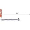 fischer 539025 DUOTEC 10 S PH, tasselli con vite panhead, 2 componenti, tasselli per il fissaggio in cartongesso, fibra di gesso, pannelli di legno e acciaio, ecc., tasselli + 25 viti, grigio/rosso
