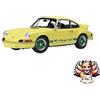 AutoArt NUOVO AUTOart scala 1/18 Porsche 911 Carrera 2.7 RS giallo chiaro con verde